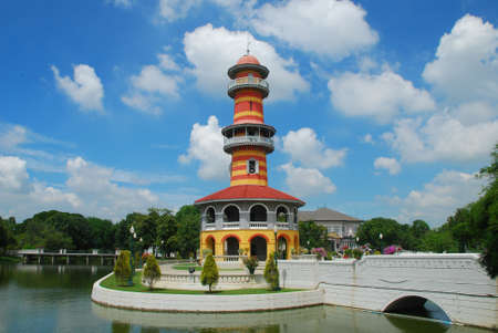 Bang Pa-In Palace in Ayutthaya Province,Thailand 