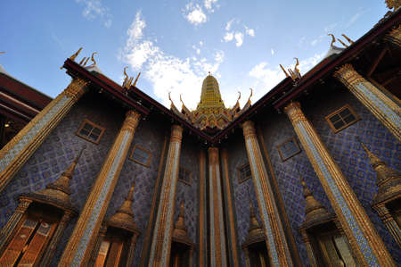 The Grand Palace and The Emerald Buddha Temple ,Bangkok Thailand の写真素材
