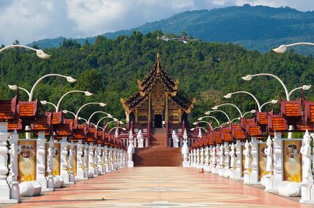 the Lanna style  in Chiang Maiのeditorial素材