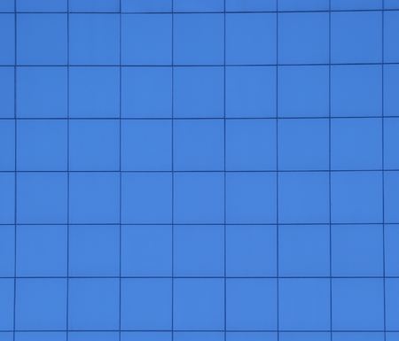 The blue square tilesの写真素材