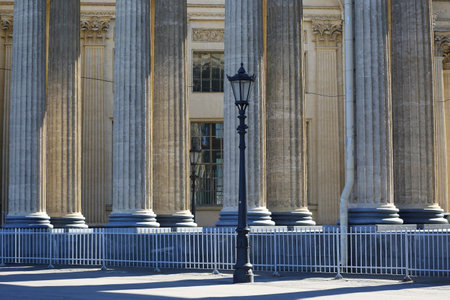 Columns of the Kazan Cathedral, Kazan Square, St. Petersburg, Russia, June 26, 2024のeditorial素材