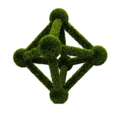conceptual symbol of ecological atomの写真素材