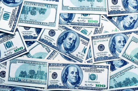 background of the american dollarsの写真素材