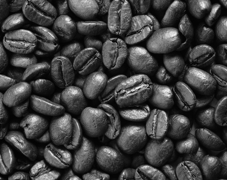 background of coffee beans with copy-spaceの写真素材
