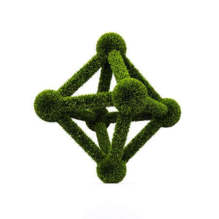 conceptual symbol of ecological atomの写真素材