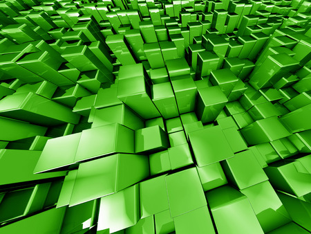concept of cubes city backgroundの写真素材