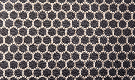 Super macro photo of non-stick frying pan surface closeup.の写真素材