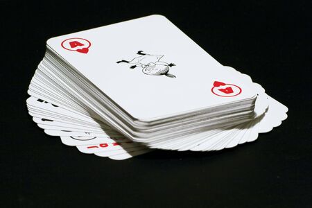 Playing cards for a collectionのeditorial素材