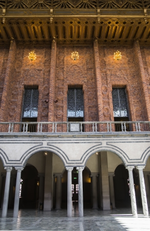 Blue Hall Stockholm City Hall  Sweden の写真素材