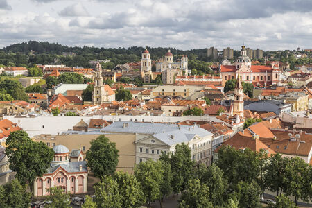View of the old Vilnius. Lithuania