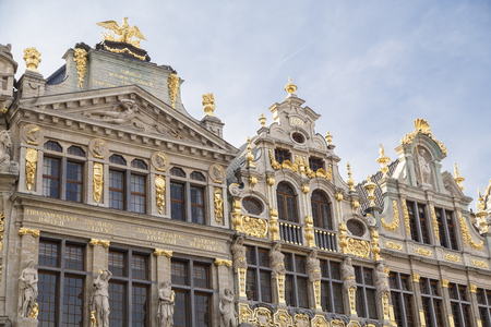Brussels, Belgium - Guild Houses at the Grand Placeのeditorial素材