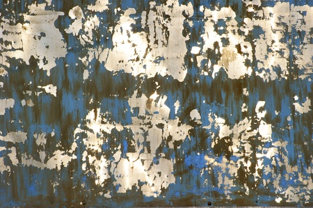 The battered metal surface  の写真素材