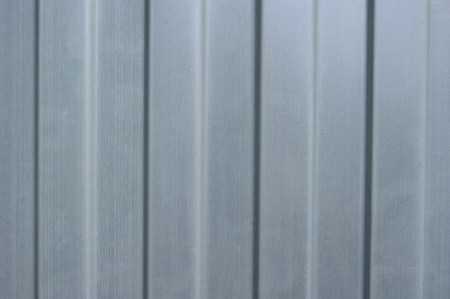 Corrugated metal fence の写真素材