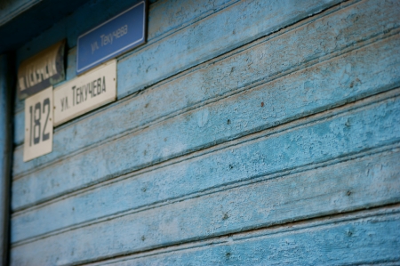 Street name plates のeditorial素材