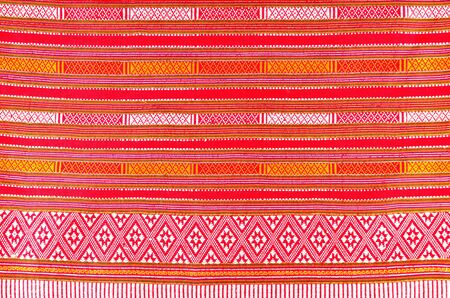 Thai folk textile south style made by handworkの写真素材