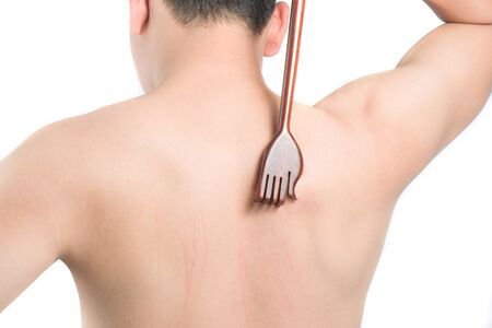 Back Scratcherの写真素材