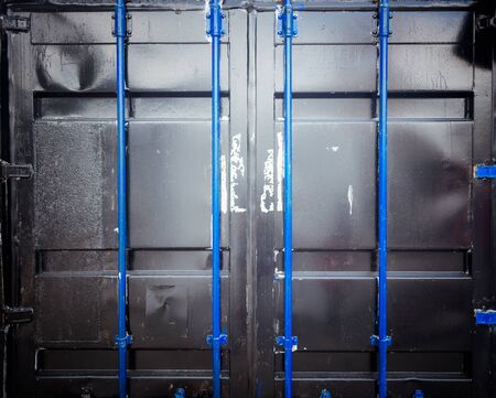 Black container door Background