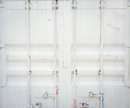 White container door Backgroundの写真素材
