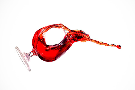Red wine splashの写真素材
