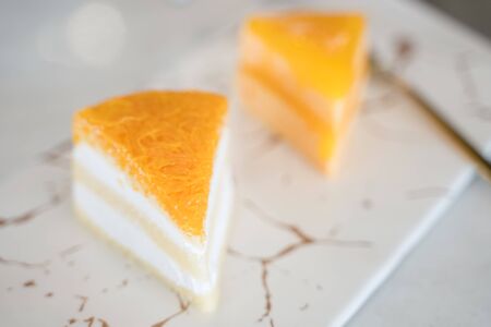 Close up Thai Golden threads cakeの写真素材