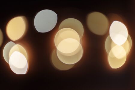 Background of abstract yellow bright lights, gold and black luxury conceptの写真素材