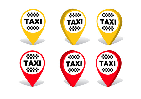 Taxi iconのイラスト素材
