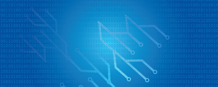 Abstract digital background with technology circuit board texture.のイラスト素材