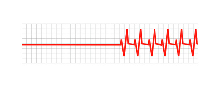 Heartbeat icon - vector illustration.のイラスト素材
