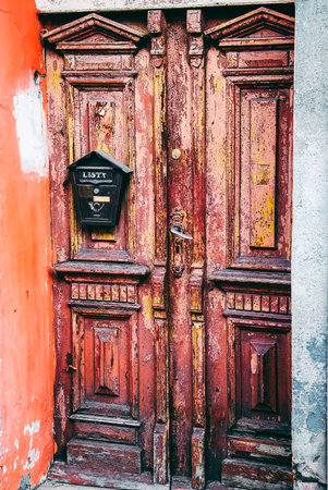 Old charming streets, Polandの写真素材