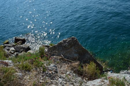 View from the mountain on Lake Garda