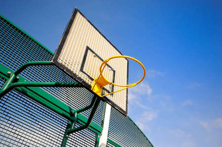 Colourful Basketball hoopの写真素材