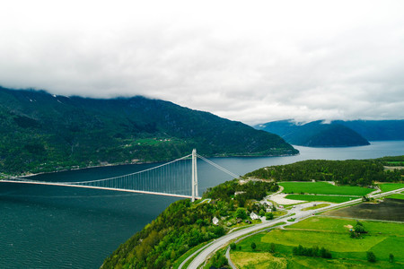 Bridge in Norwayのeditorial素材