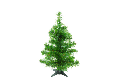 Original Christmas tree on white background  Christmas tree for decoration の写真素材