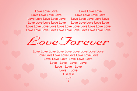 Sweet heart background for Valentine, important day, love event or special dayの写真素材