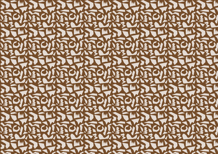 Brown polygon pattern in abstract style for modern or classic design.のイラスト素材