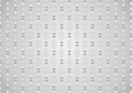 Silver Candlestick and tribal and fire shape on pastel background. Vintage and classic pattern style for retro designのイラスト素材