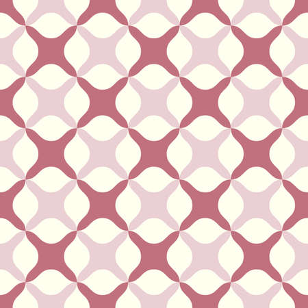 Dark red abstract cross or plus sign pattern on pastel background. Sweet and modern seamless pattern style for graphic or romance design.のイラスト素材