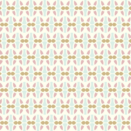 Dark red easter eggs and bone shape and water drop pattern on pastel background. Vintage and sweet easter eggs pattern style for cute and lovely designのイラスト素材
