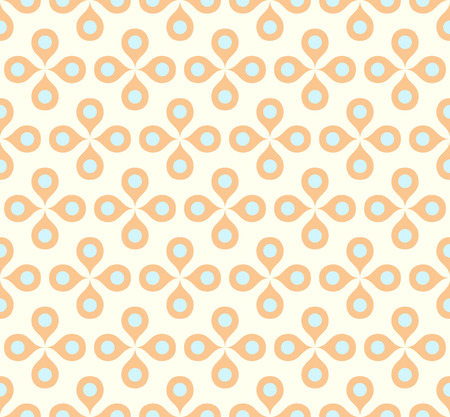 Orange blossom and pollen on pastel background. Vintage or retro bloom for love and graphic design.のイラスト素材