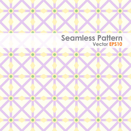 Purple asterisk or crossed line and circle and triangle seamless pattern. Abstract and classic pattern style for designのイラスト素材