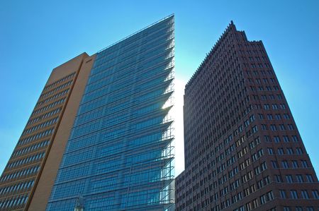 New buildings at the "Potsdamer Platz"の写真素材