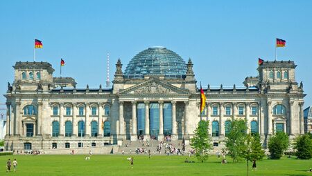 Building of the geerman Parliamentの写真素材