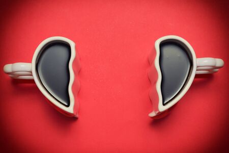 Hearth shaped cupの写真素材