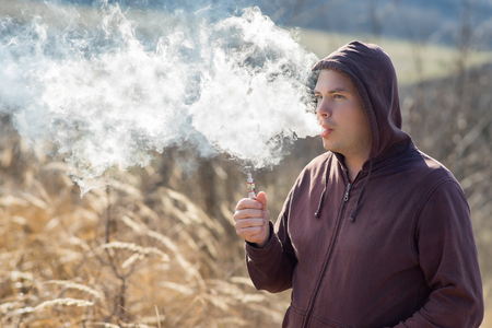 vapingの写真素材