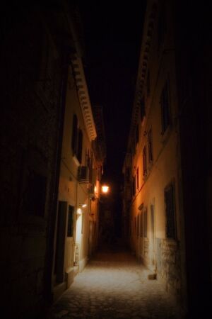 Rovinj by nightの写真素材