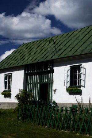 Village house in Romaniaの写真素材