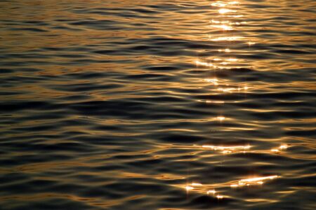 Reflections on the adriatic seaの写真素材