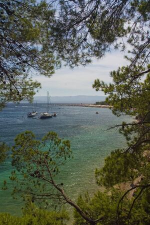 Boats on the adriatic sea