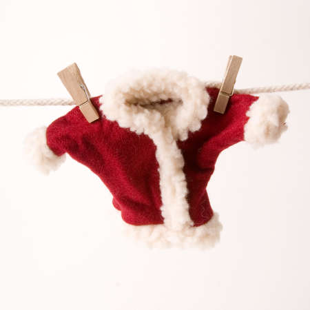 Drying santa coatの写真素材