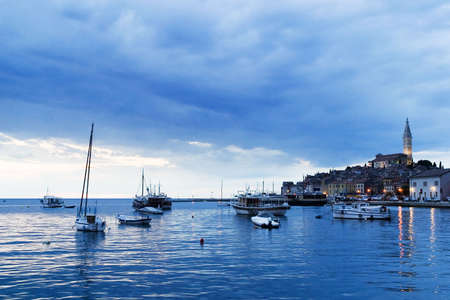 Rovinj after sunsetの写真素材